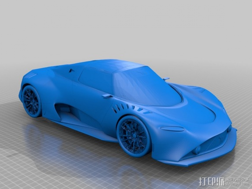 Lykan Hypersport超级跑车 3D打印模型渲染图
