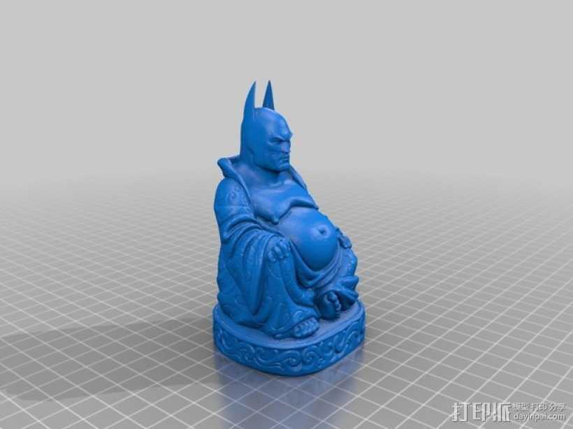 蝙蝠侠佛陀 3D打印模型渲染图