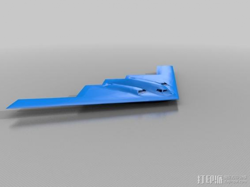 B-2战略轰炸机 3D打印模型渲染图