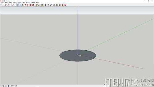 sketchup建模教程：繪制5號電池模型