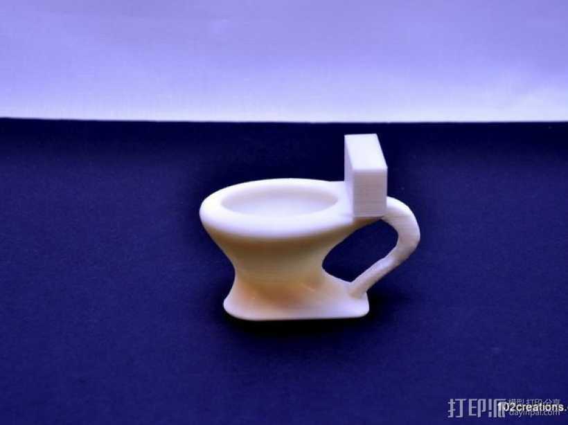马桶杯 3D打印模型渲染图