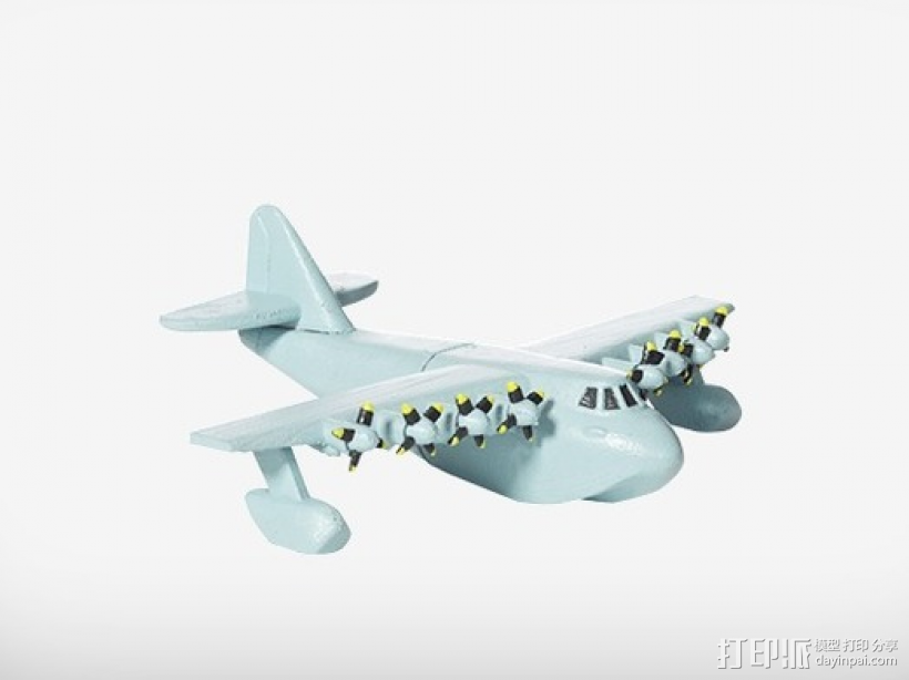 运输飞机 3D打印模型渲染图