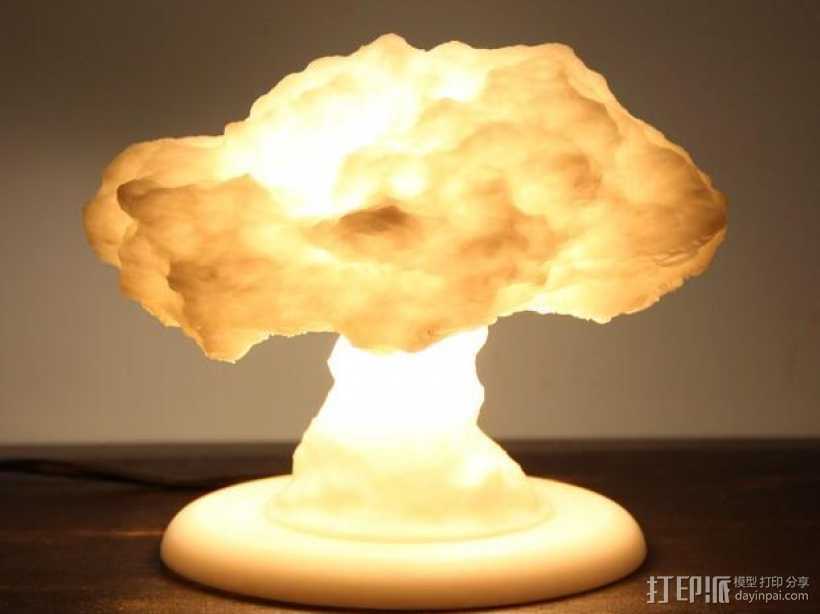 核弹灯 3D打印模型渲染图