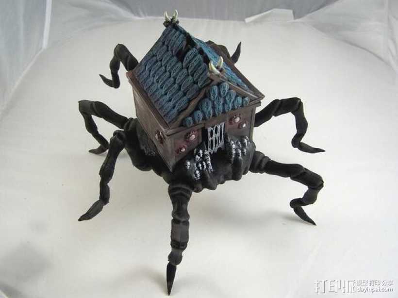 蜘蛛房子 3D打印模型渲染图