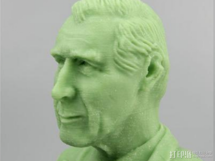 查尔斯王子模型 3D打印模型渲染图