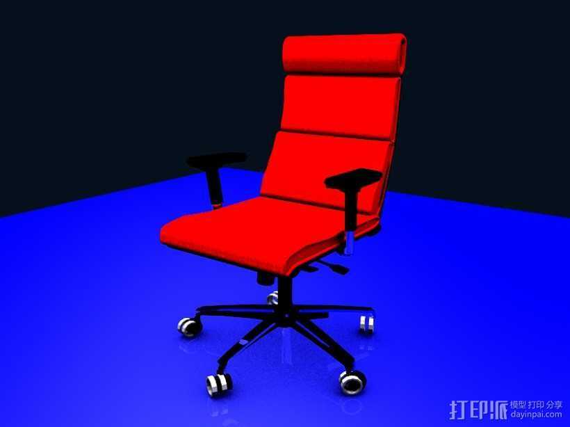 办公椅 3D打印模型渲染图