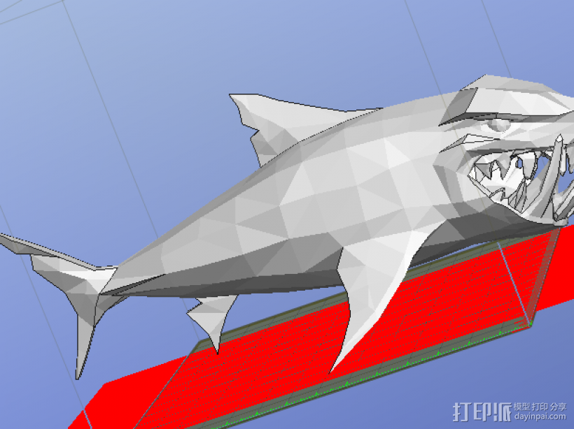 英雄联盟 巨鲨 3D打印模型渲染图