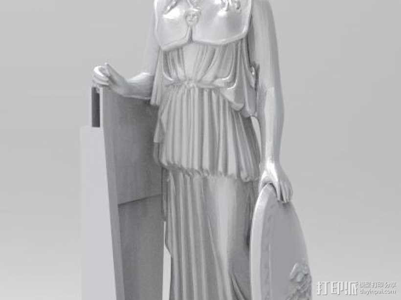 古罗马女神像 3D打印模型渲染图