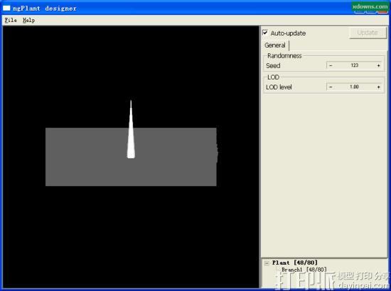 3D建模軟件--ngPlant