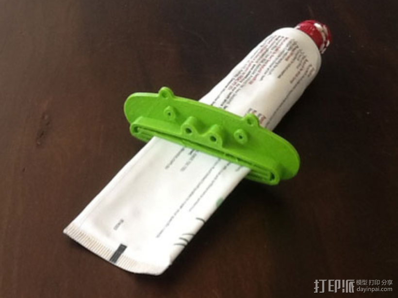 牙膏挤出器 3D打印模型渲染图