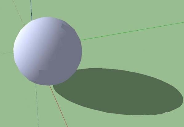 sketchup建模教程：如何繪制一個球體