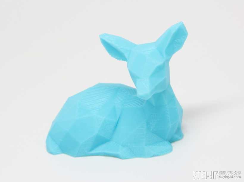 小鹿 3D打印模型渲染图