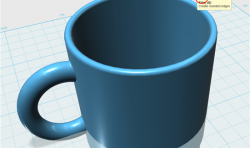 123D软件建模教程：绘制一个杯子的3D模型