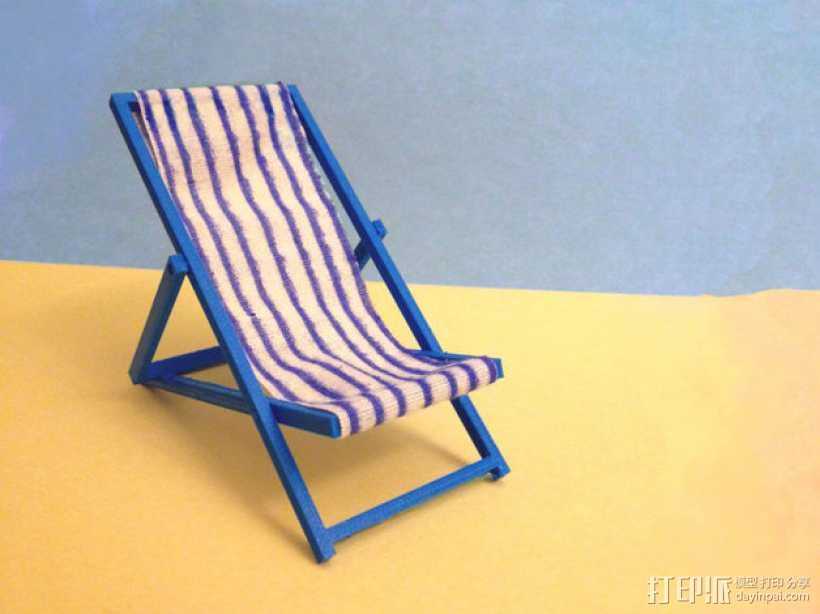 沙滩椅 3D打印模型渲染图