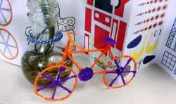 暑期趣味多多  廊坊小朋友体验3D打印“自行车”
