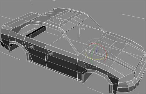 3DMAX建模教程：制作小汽車模型