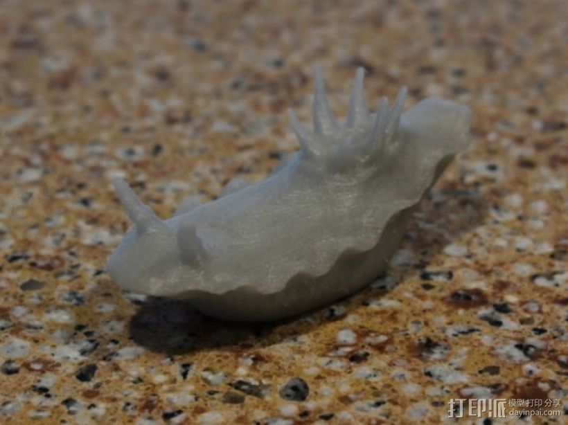 海蜗牛 3D打印模型渲染图