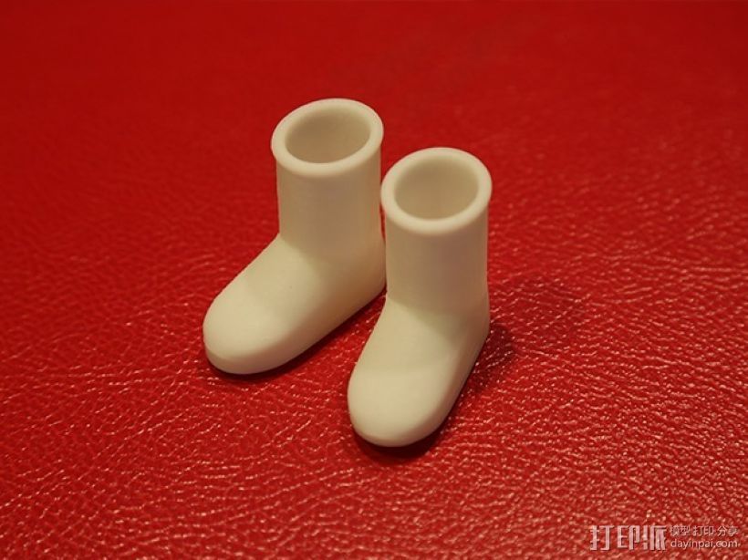 雪地靴3D模型 3D打印模型渲染图