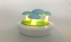 3D打印七彩蘑菇灯，超级萌又实用