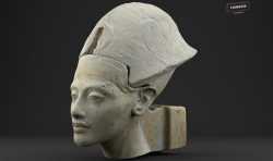 汉诺威博物馆与Formwerk3D合作3D扫描珍贵的古埃及法老头像
