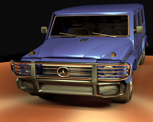 梅赛德斯-奔驰 G 3D打印模型渲染图