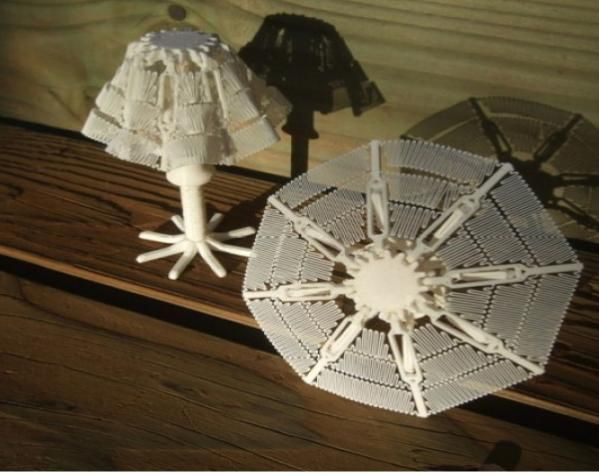 户外咖啡伞3d模型 3D打印模型渲染图