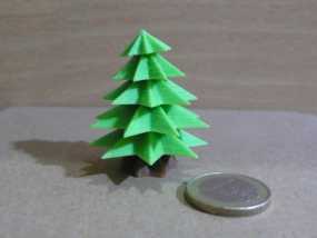 小型圣诞树模型