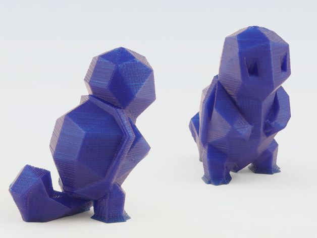 宠物小精灵-杰尼龟 3D打印模型渲染图