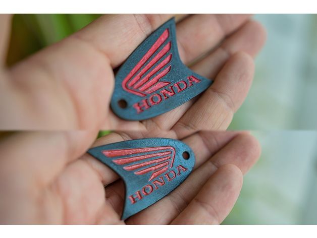 Honda本田钥匙扣 3D打印模型渲染图