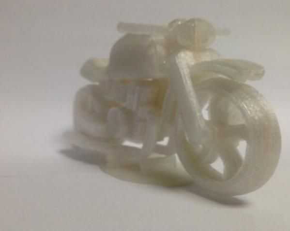 复古哈雷摩托车 3D打印模型渲染图