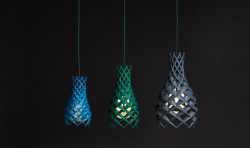 Plumen与设计师合作推出3D打印吊灯系列Ruche 售价150英镑起