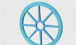 3D建模教程：使用123D design软件设计车轮模型