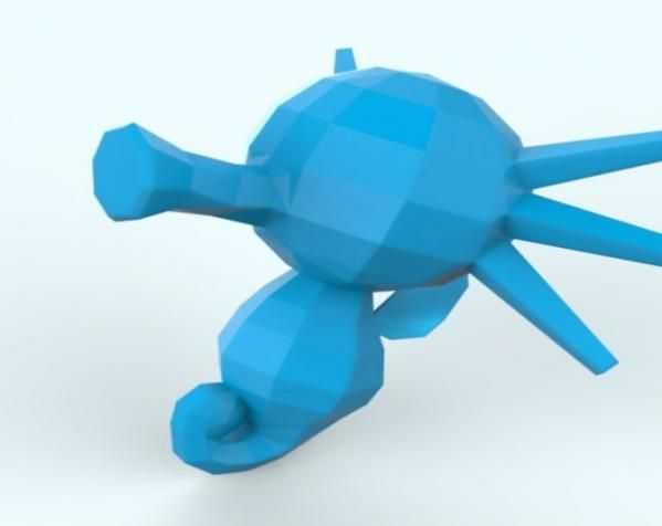 墨海马3d模型 3D打印模型渲染图