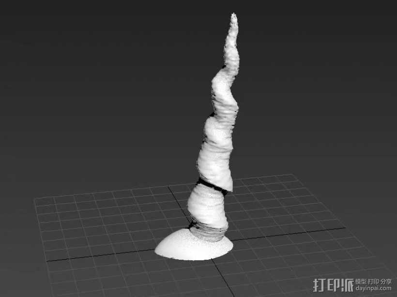 独角兽 万圣节 犄角  3D打印模型渲染图