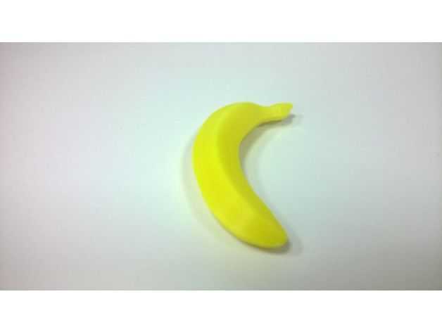 水果模型-香蕉 3D打印模型渲染图