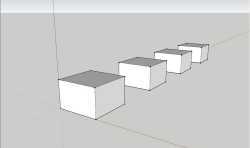 3D建模软件SketchUp使用技巧：创建模型阵列并移动