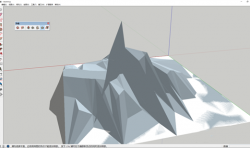 SketchUp建模教程：教你轻松绘制山地地形的3D模型