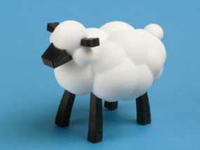 小绵羊3D模型
