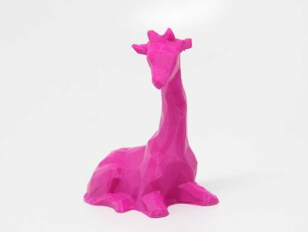 长颈鹿3D模型 3D打印模型渲染图