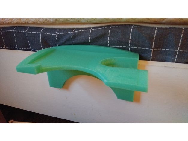床边手机置物架 3D打印模型渲染图