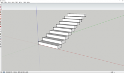 3D建模教程：使用SketchUp建模軟件快速設(shè)計(jì)樓梯3D模型