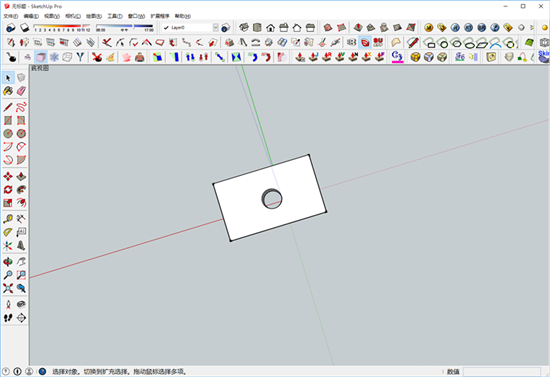 3D模型設(shè)計(jì)軟件SketchUp草圖大師中打洞、挖孔的技巧分享