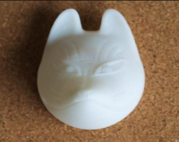 《萤火之森》狐狸面具 3D打印模型渲染图