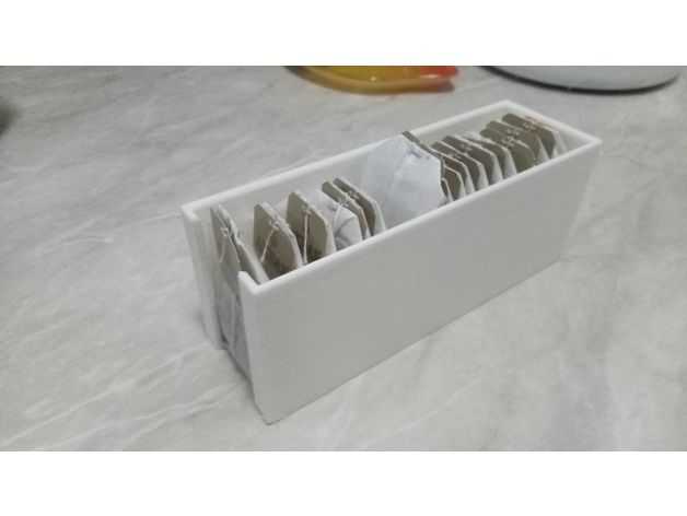 茶包收纳盒模型 3D打印模型渲染图