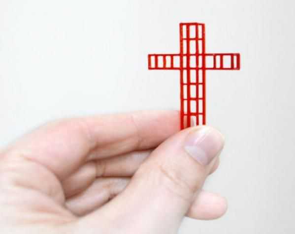 十字架建筑模型 3D打印模型渲染图