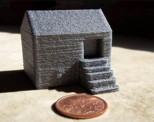 迷你小房子模型 3D打印模型渲染图