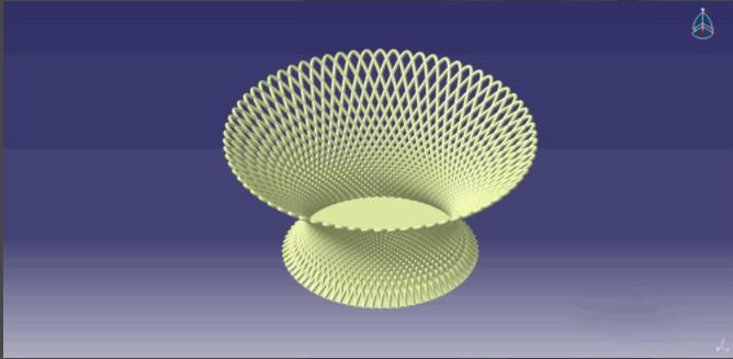 CATIA建模教程：創(chuàng)建花籃模型