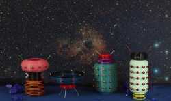 意大利设计师以UFO为原型设计并制作出3D打印花瓶系列