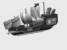 大明福船模型
