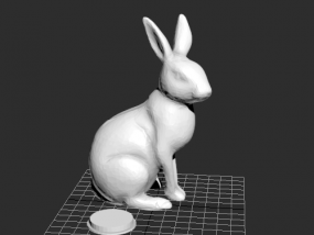 大白兔一只模型
